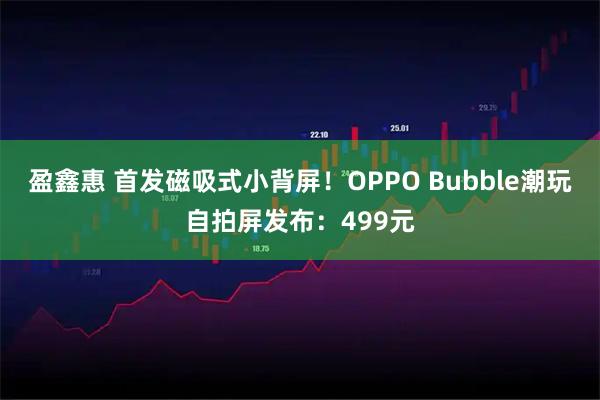 盈鑫惠 首发磁吸式小背屏！OPPO Bubble潮玩自拍屏发布：499元